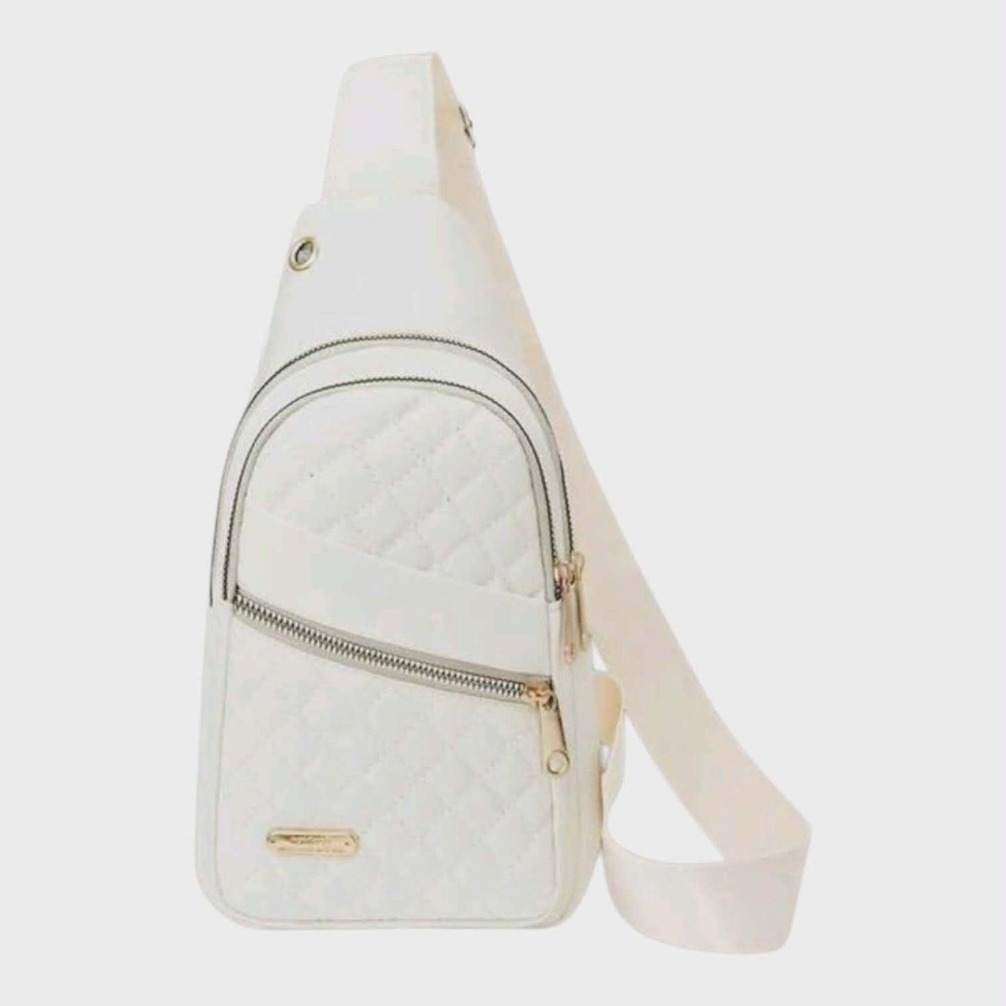 Solid Color Quilted Waist Bags