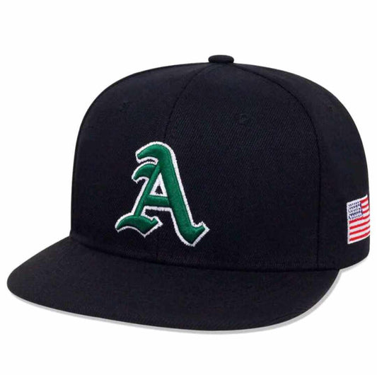 "A" Men Hat (Black)
