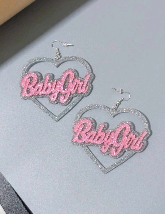 "BabyGirl" Earrings