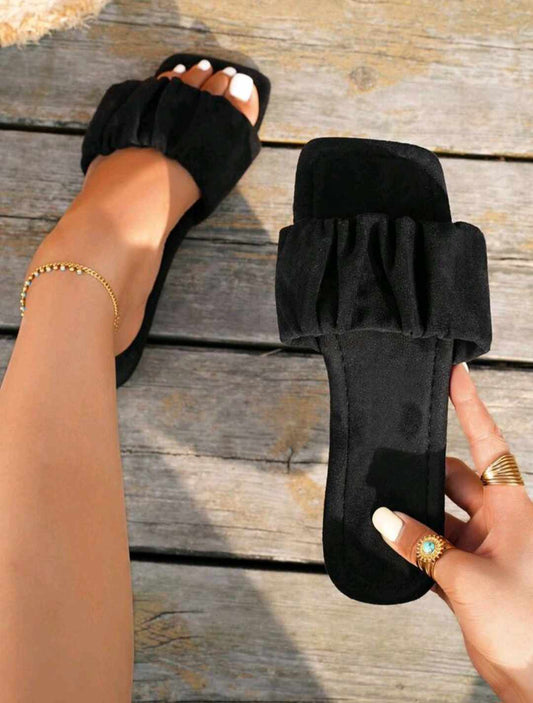 " Black Beach" Sandals