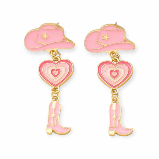 "Boots On The Ground" Earrings