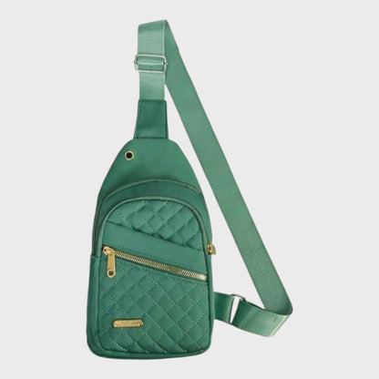 Solid Color Quilted Waist Bags