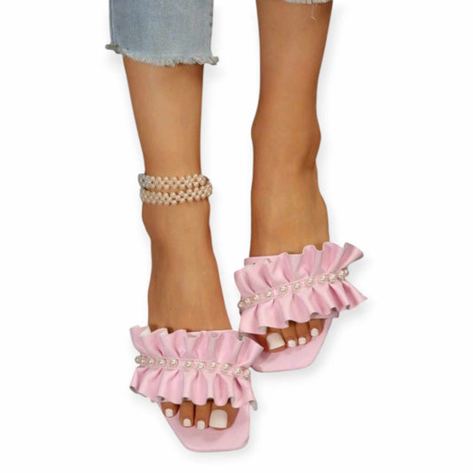 "Pink Pearl" Sandals