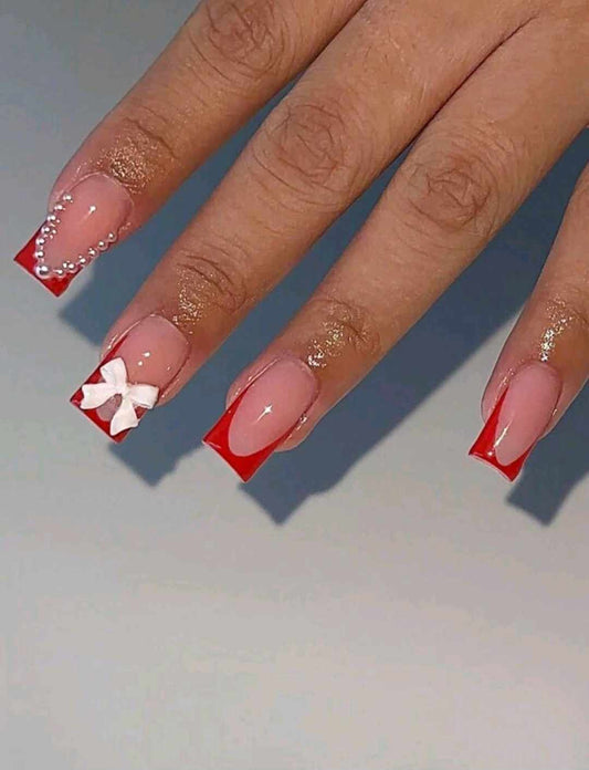 "Be Mine" Valentine Press-On Nails