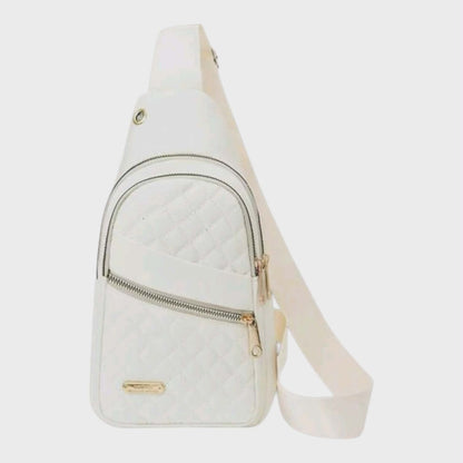 Solid Color Quilted Waist Bags
