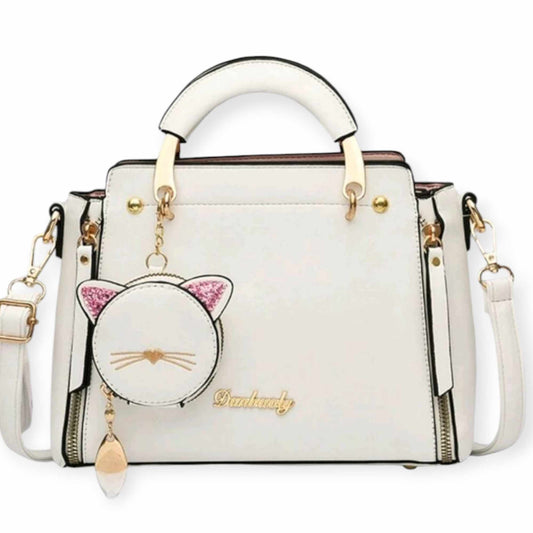 "White Kitty" Purse